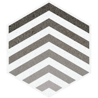 Emser Bauhaus 9"x10" Hexagon Arrow