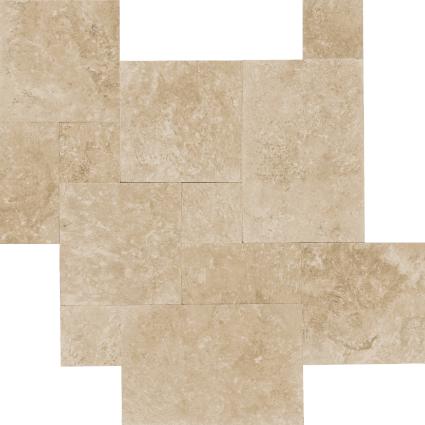 Bedrosians Travertine Pattern 1/2" Brushed 8"x8" - 8"x16" - 16"x16" - 16"x24"  Durango