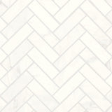 Bedrosians Magnifica 1" x 4" Honed Herringbone Mosaic Luxe White