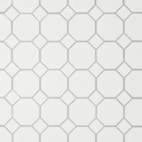 Bedrosians Le Cafe 2" x 2" Octagon Mosaic Matte White