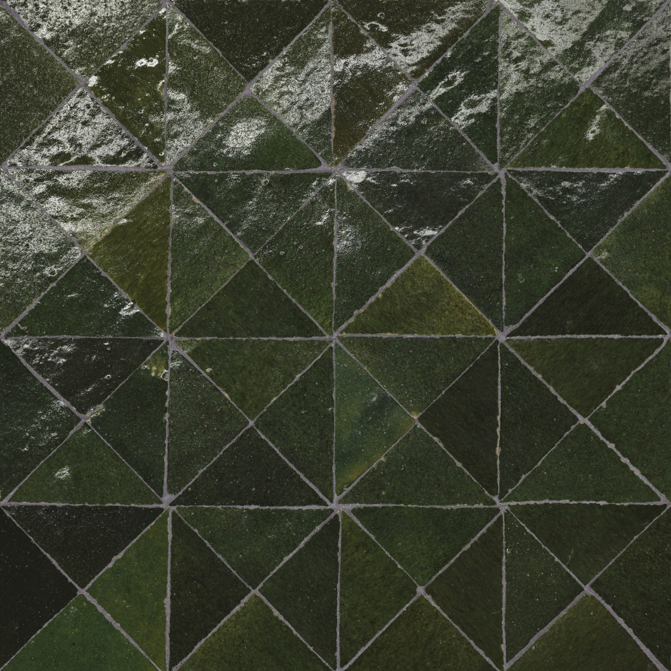 Bedrosians Zagora 12" X 12" Triangle Mosaic Vert Mousse