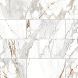 Bedrosians Prati 12" X 24" Polished Calacatta Macchia Vecchia