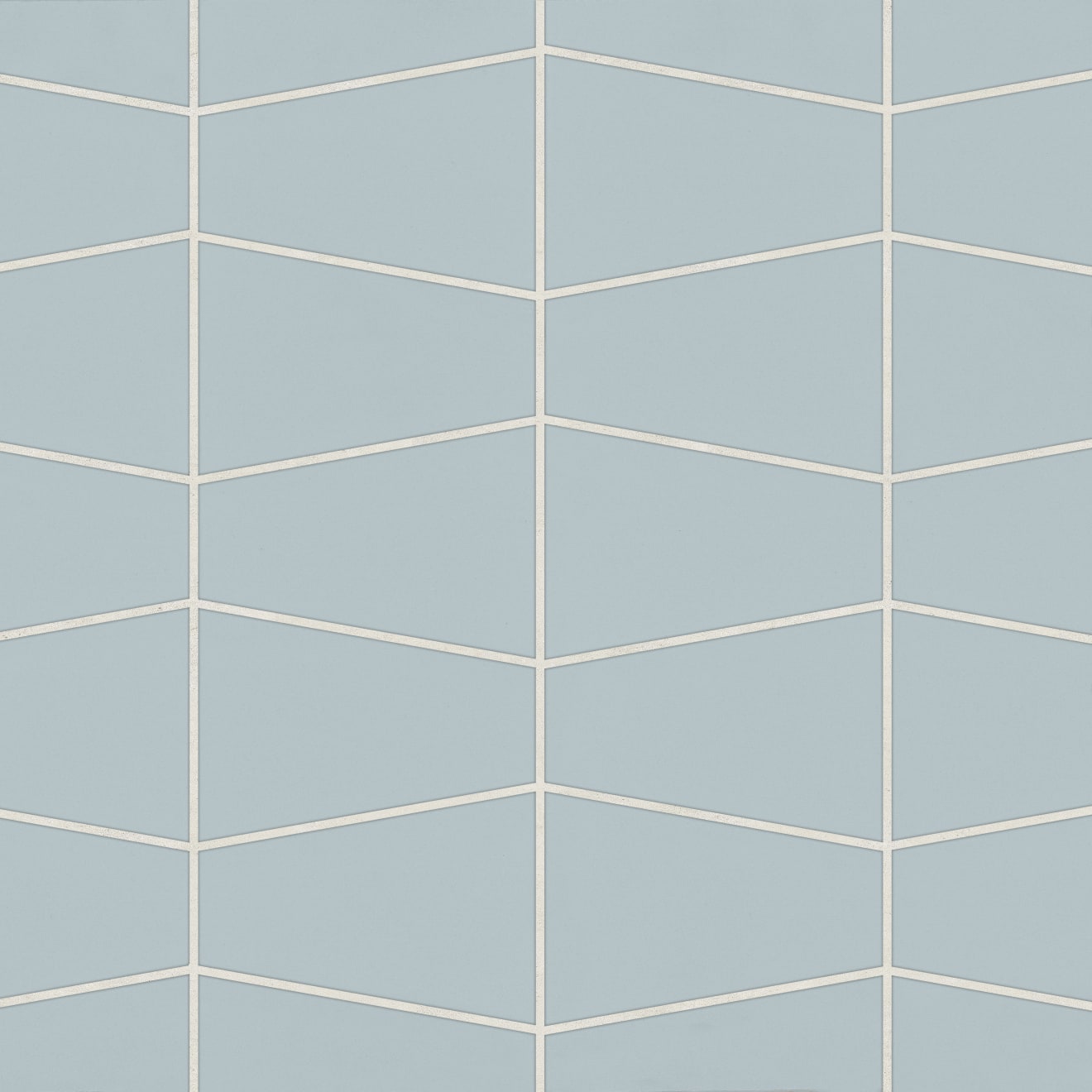 Bedrosians Marin 8.25" X 13" Trapezoid Mosaic Misty Blue / Light Blue