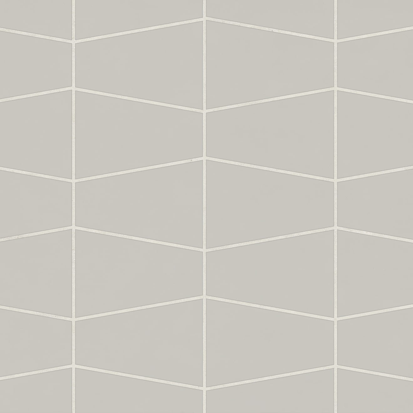 Bedrosians Marin 8.25" X 13" Trapezoid Mosaic Pebble Gray / Light Gray