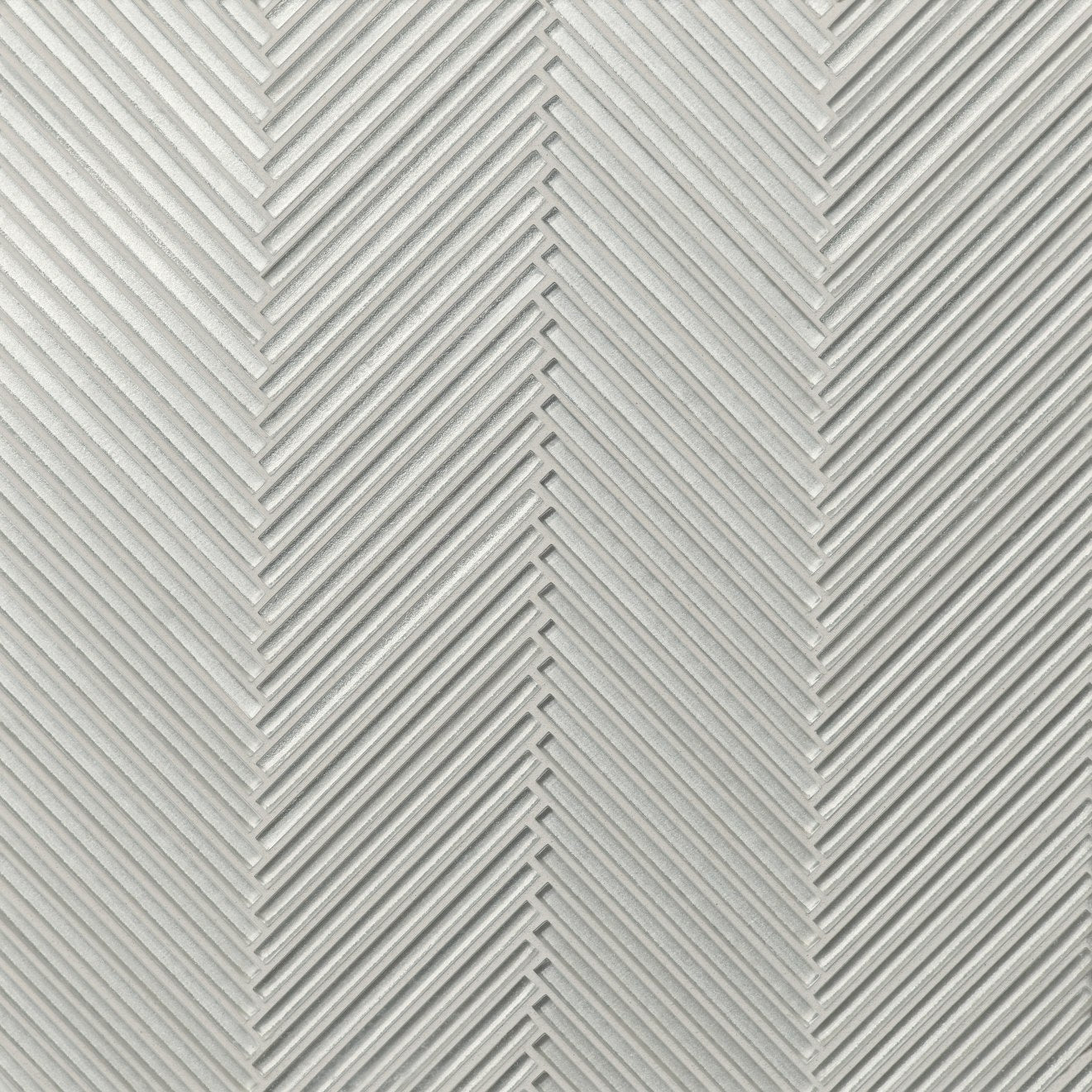 Bedrosians Kaikos 11.25" X 11.25" Chevron Glass Mosaic Pearl