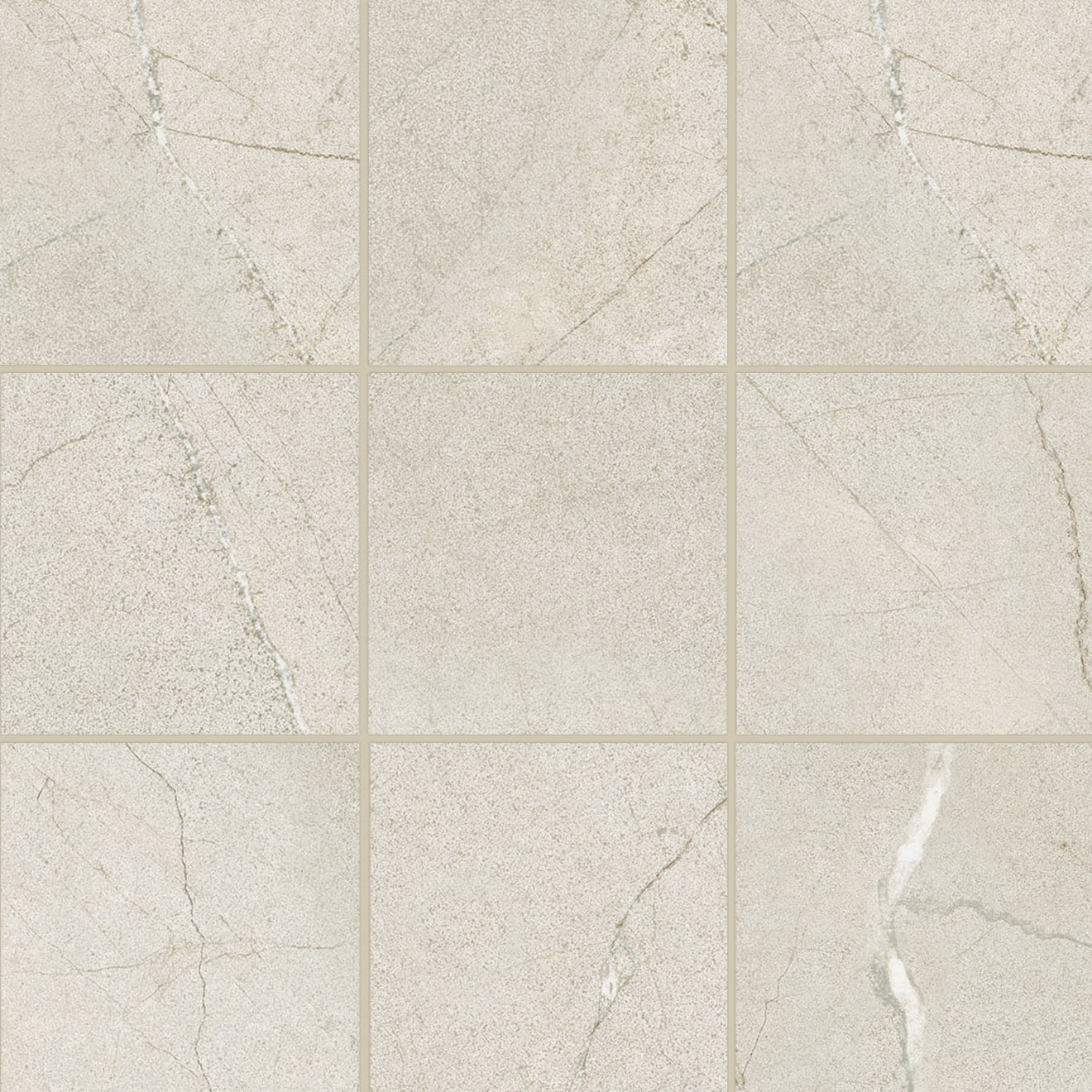 Bedrosians Crema Marfil 12" X 12" Mosaic 4" X 4" Crema Marfil