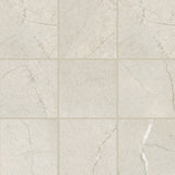 Bedrosians Crema Marfil 12" X 12" Mosaic 4" X 4" Crema Marfil