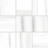 Bedrosians Prati 12"x12" Mosaic 4"x4" Honed Dolomite