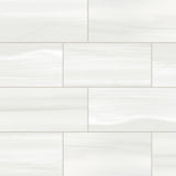 Bedrosians Linear Stone 12" X 24" Honed White