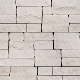 Bedrosians Limestone 8"X22" Tumbled Ledger Light Beige