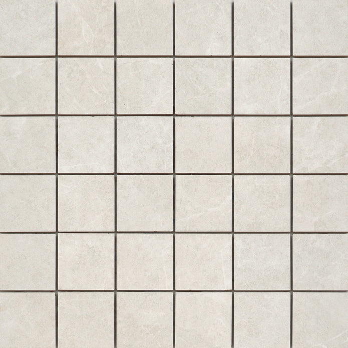 Emser Havana 12"x12" Mosaic 2"x2" White