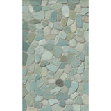 Tile Shop Pebbles Sliced Green 12x12 Honed Green