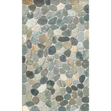 Tile Shop Pebbles Medium Sliced 12x12 Honed Earth