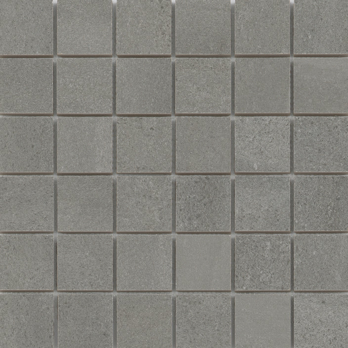 Emser Porto II 12"x12" Mosaic 2"x2" Matte Charcoal