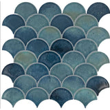 Daltile Miramo 13" X 13" Fan Aqua