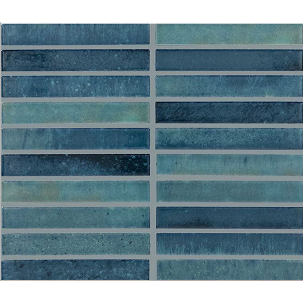 Daltile Miramo 1" X 6" Straight Joint Aqua