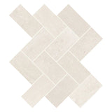 Daltile Epitomize 12" X 14" Herringbone Mosaic 2" X 4" Aria White