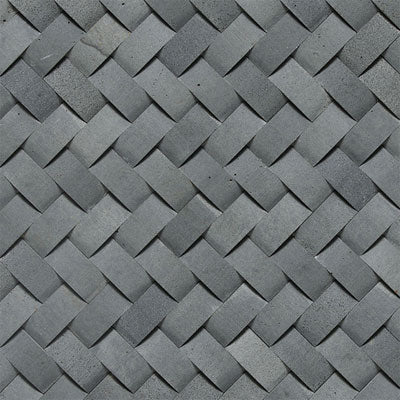 Daltile Stone A LA Mod 12" X 12" Basketweave Urban Bluestone