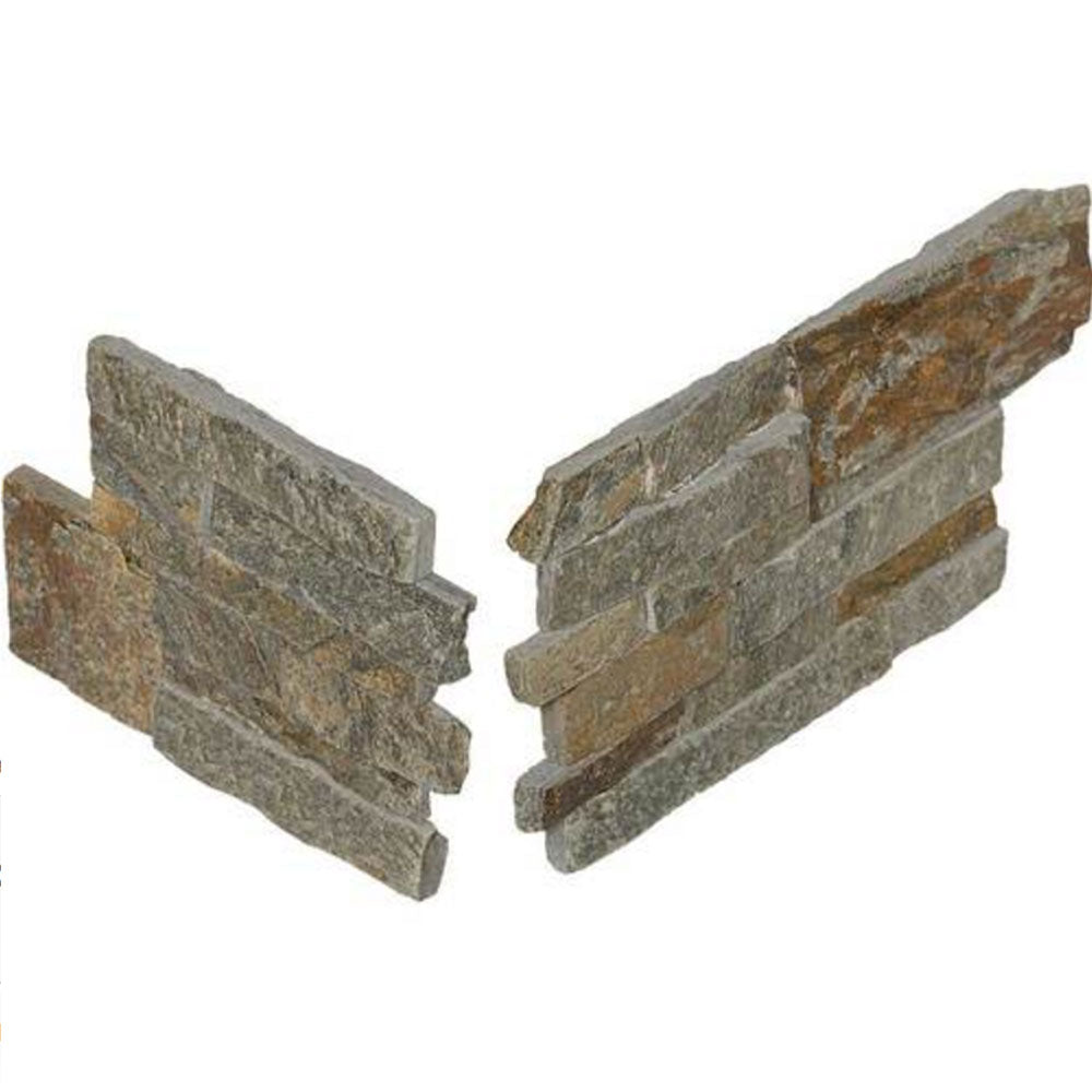 Daltile Stacked Stone 6" X 24" Corner Beijing Green