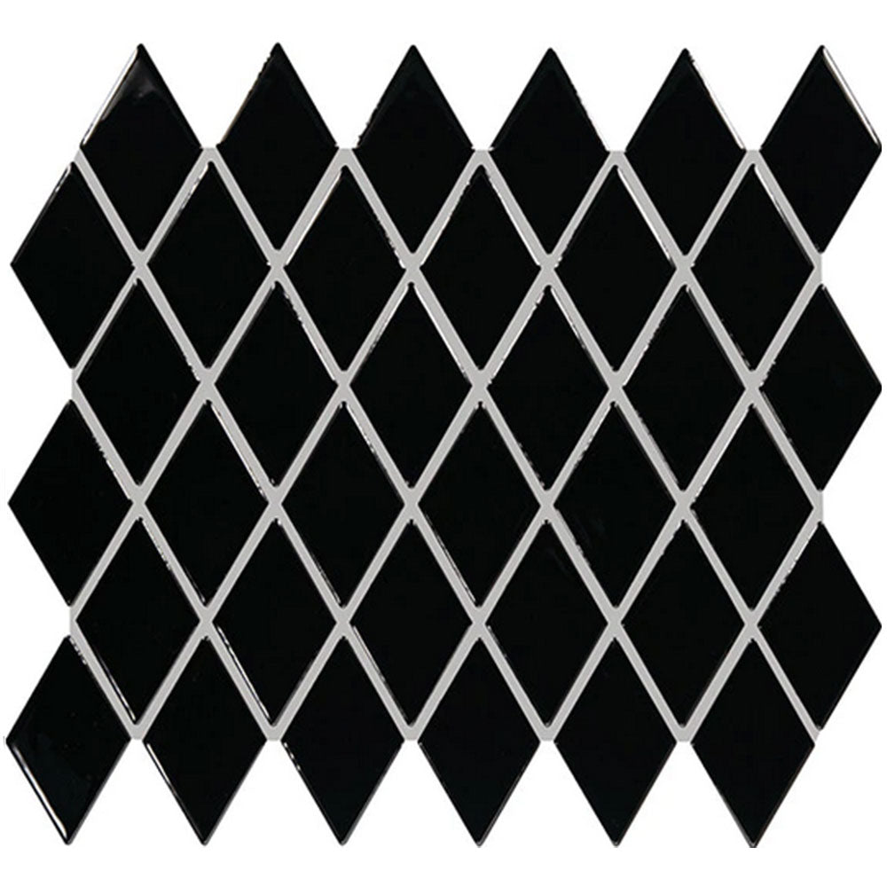 Daltile Color Wheel Retro 2" X 3" Harlequin Glossy Black