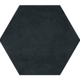 Daltile Bee Hive Medley 8.5" X 10" Hexagon Black