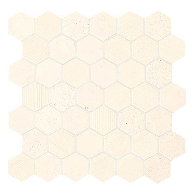 Daltile Limestone 2" Hexagon Blavet Blanc