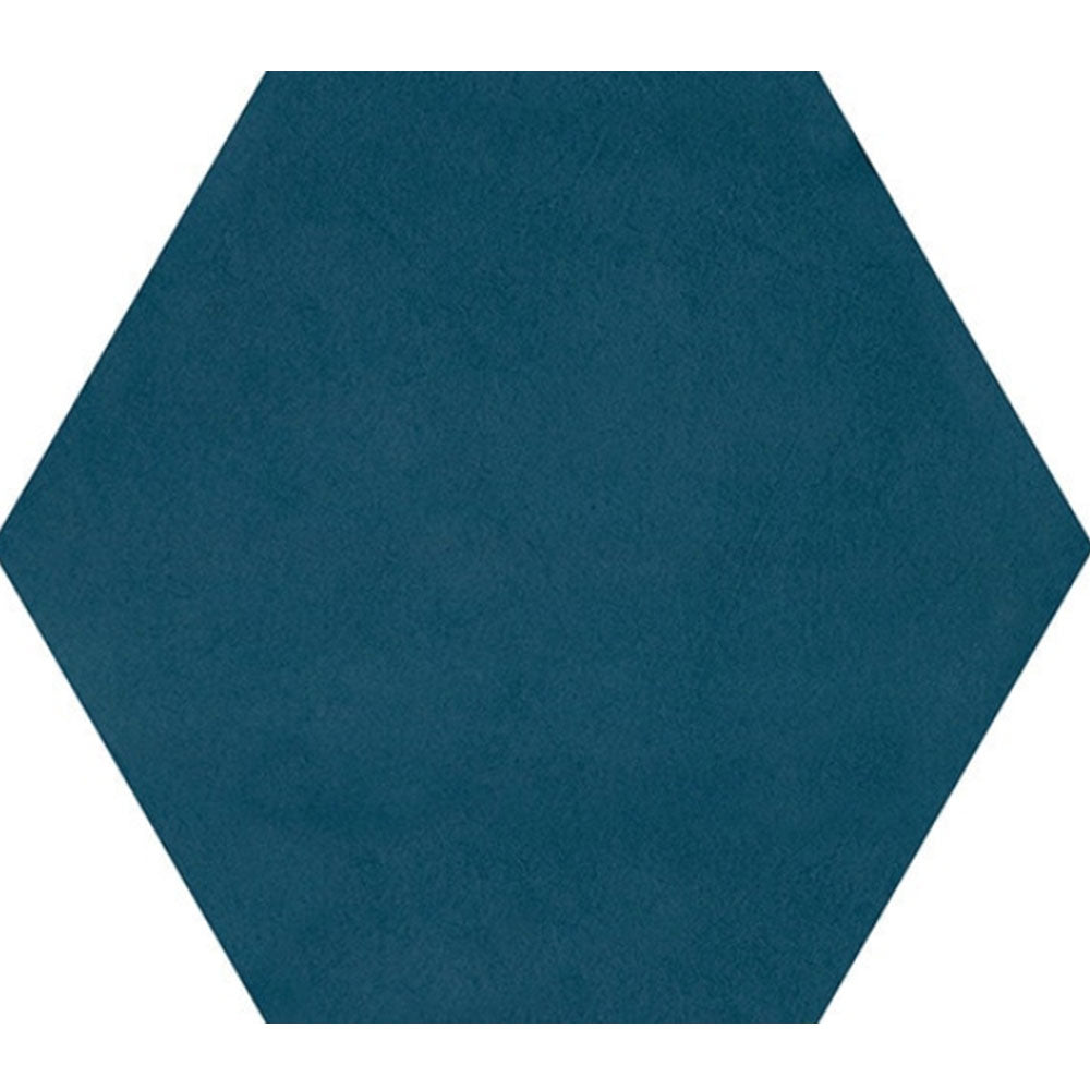 Daltile Bee Hive Medley 8.5" X 10" Hexagon Blue