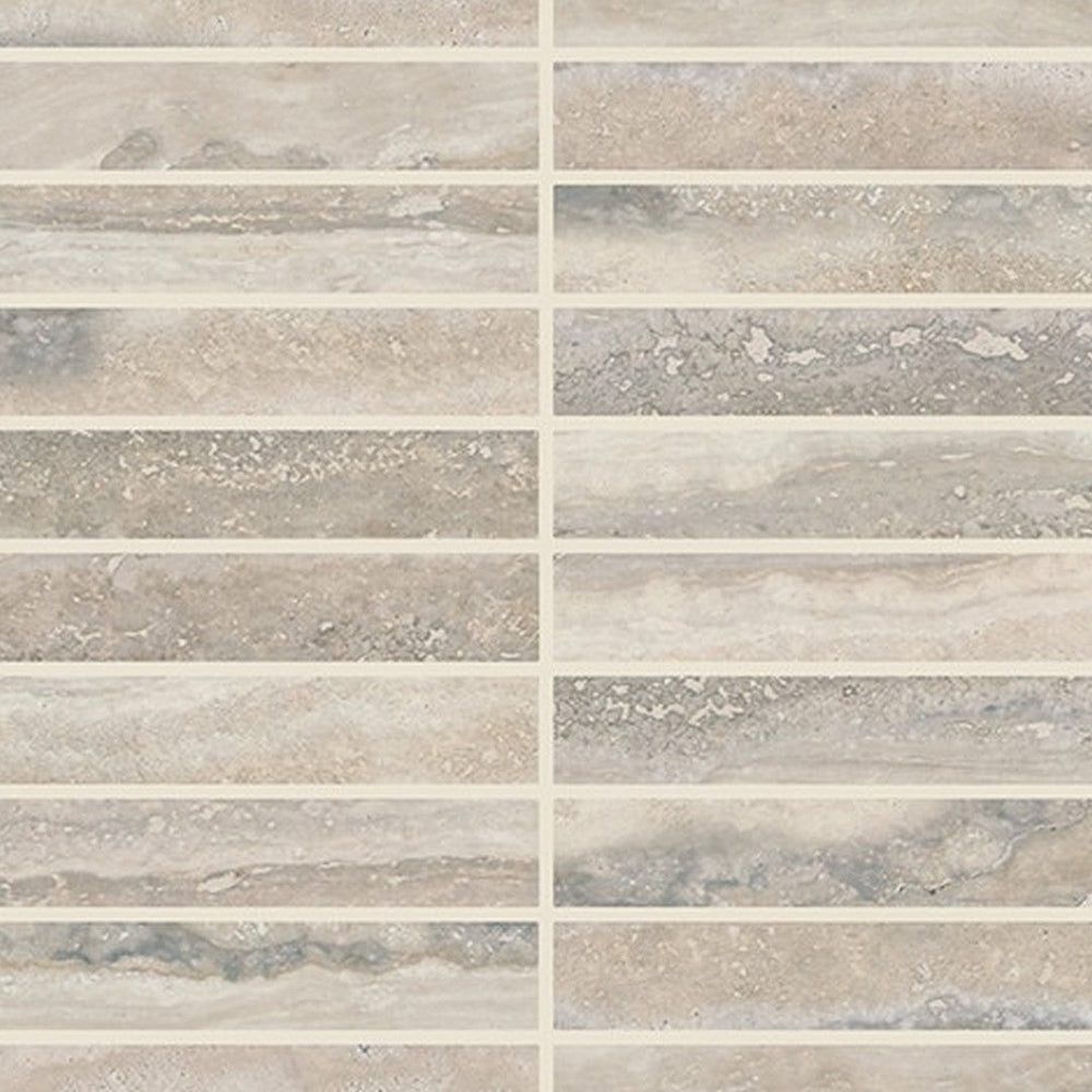 Daltile Calligo 12'' X 10'' Stacked Mosaic 1'' X 6''Matte Almond