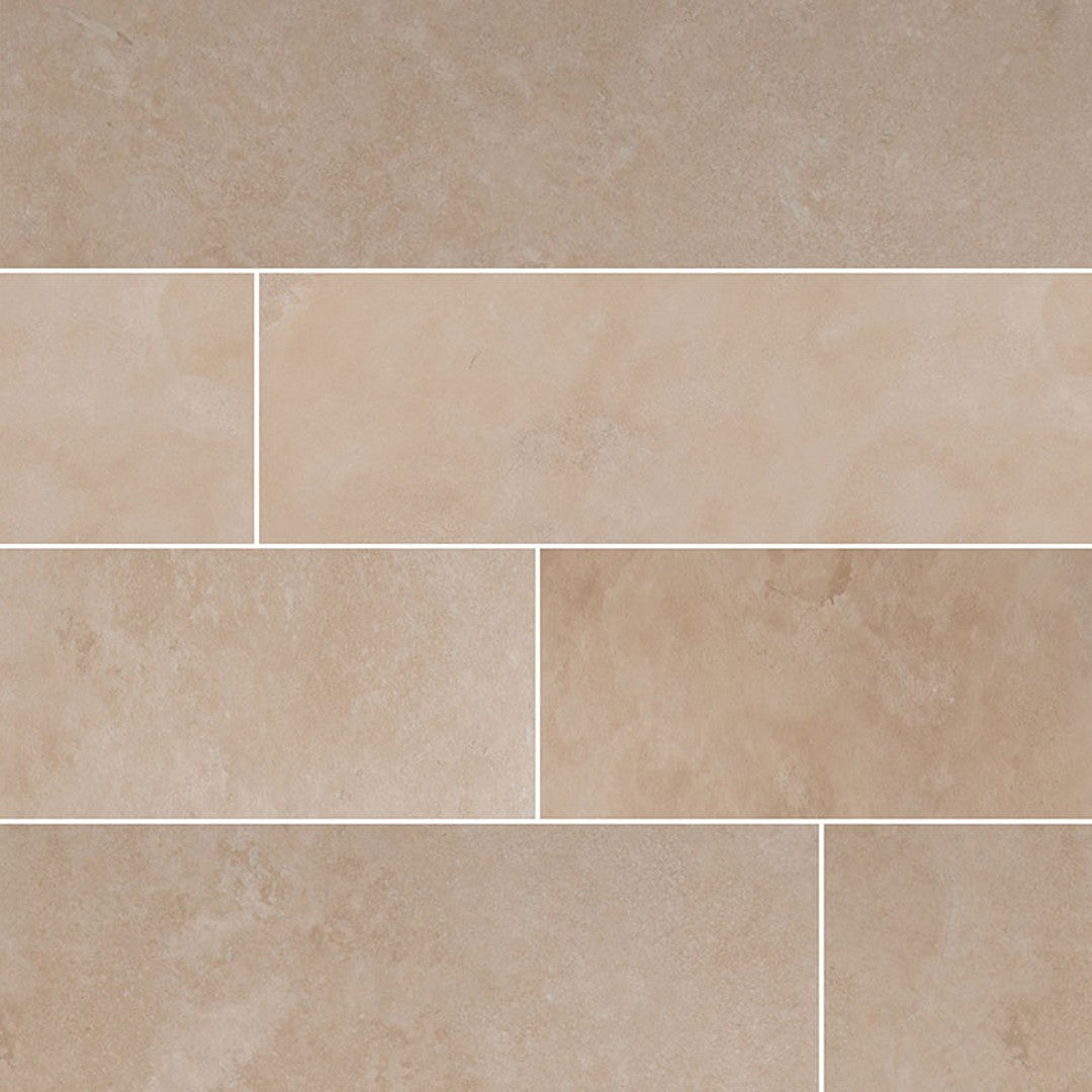 MS International Travertine 12" x 24"  Durango Cream