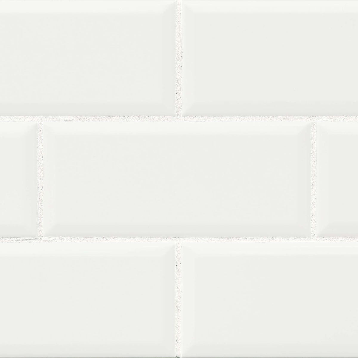 Bedrosians Traditions 4" x 10" Beveled Ice White