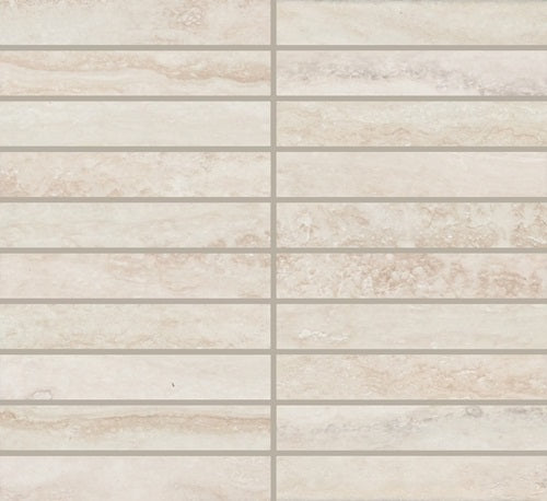 Daltile Calligo 12'' X 10'' Stacked Mosaic 1'' X 6''Matte Tusk