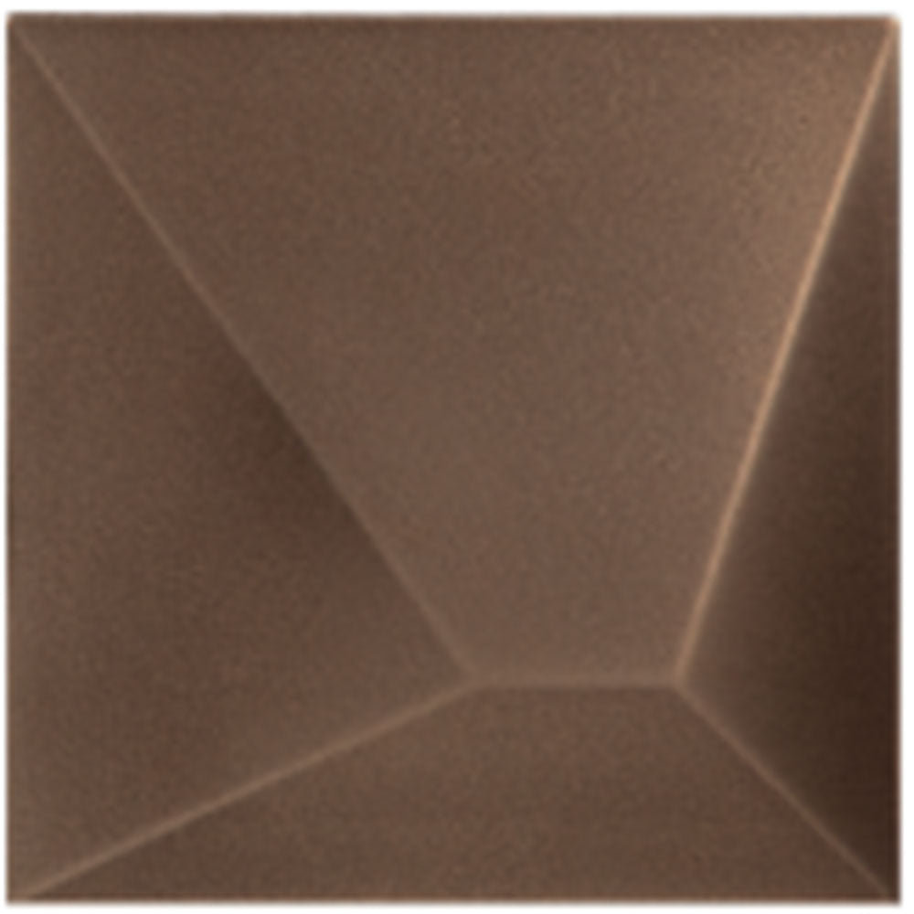 Daltile Stare Electric 6" X 6" Apex Charge Bronze