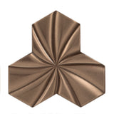 Daltile Stare Electric 5" X 5" Twist Charge Bronze