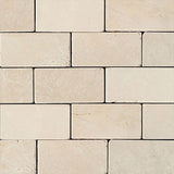 Daltile Marble 3" X 6" Tumbled Crema Marfil Cl