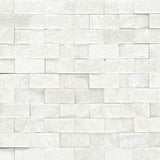 Daltile Marble 1" X 2" Split Face First Snow Eleg