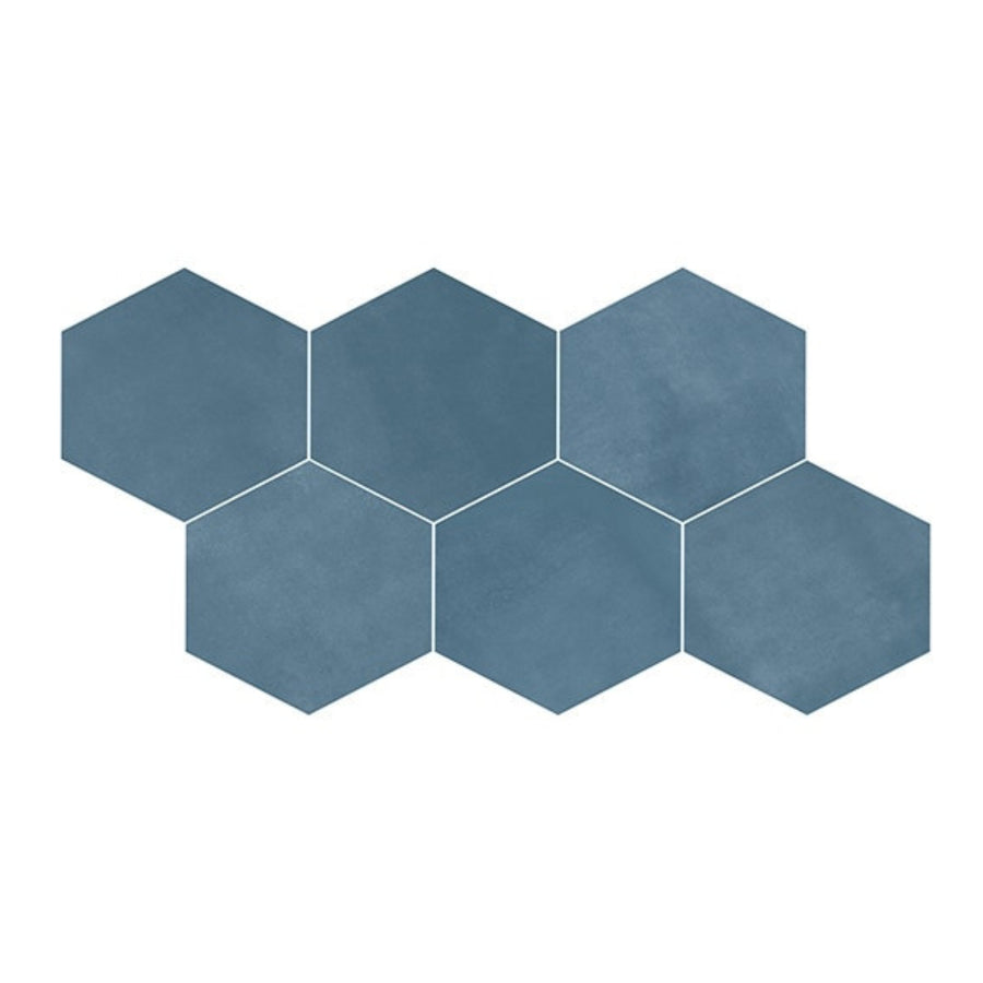 Daltile Scrapbook 8" X 9" Hexagon Keepsake Blue