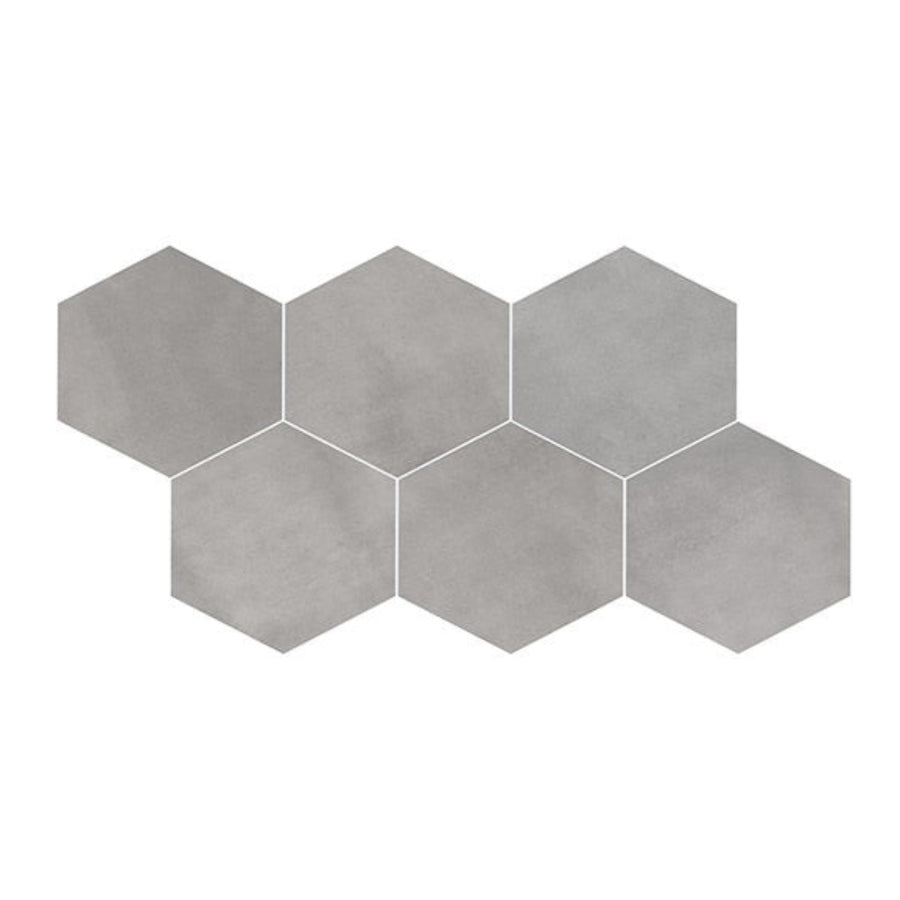 Daltile Scrapbook 8" X 9" Hexagon Memory Grey