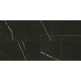 Daltile Marble Attache 32'' X 32'' Satin Nero