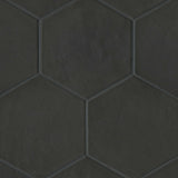Bedrosians Allora 8.5"x 10" Hexagon Black