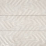 Bedrosians Donna 13" x 40" Matte Wave Deco  Beige