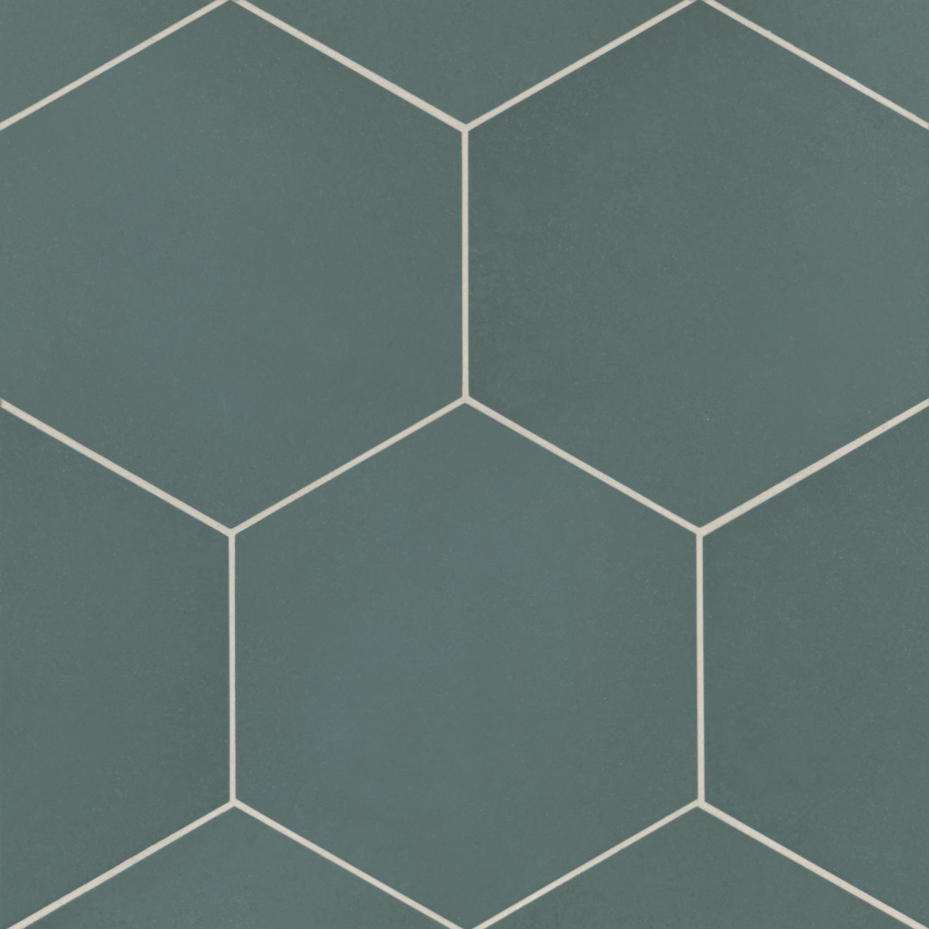 Badrosians Makoto 10" x 11.5" Hexagon Matte Arashi Blue