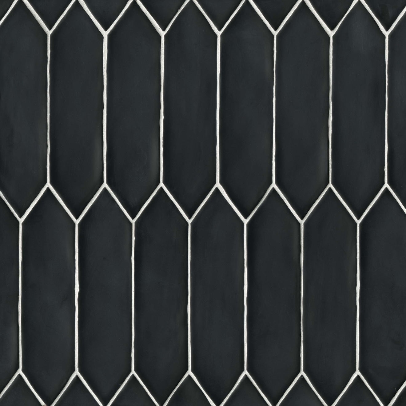 Bedrosians Reine 3" x 12" Matte Black Sea