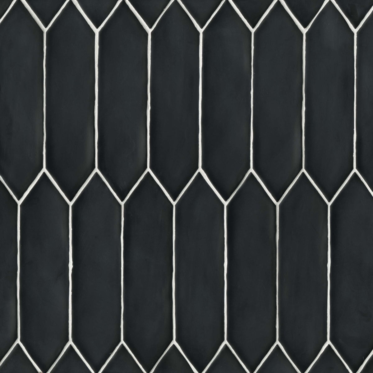 Bedrosians Reine 3" x 12" Matte Black Sea