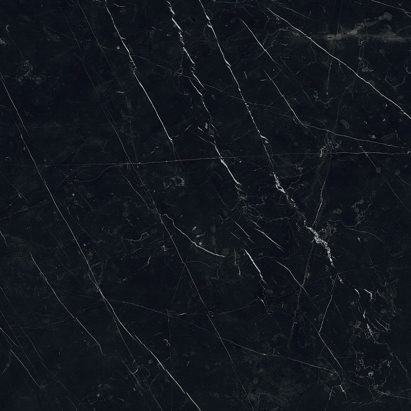 Bedrosians Magnifica The Thirties 30" x 30" Polished Nero Marquina