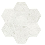 Daltile Marble 18" X 20" Hexagon Polished Carrara White