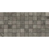 Daltile Slate Attache 2" X 2" Straight Joint Meta Dark Gray