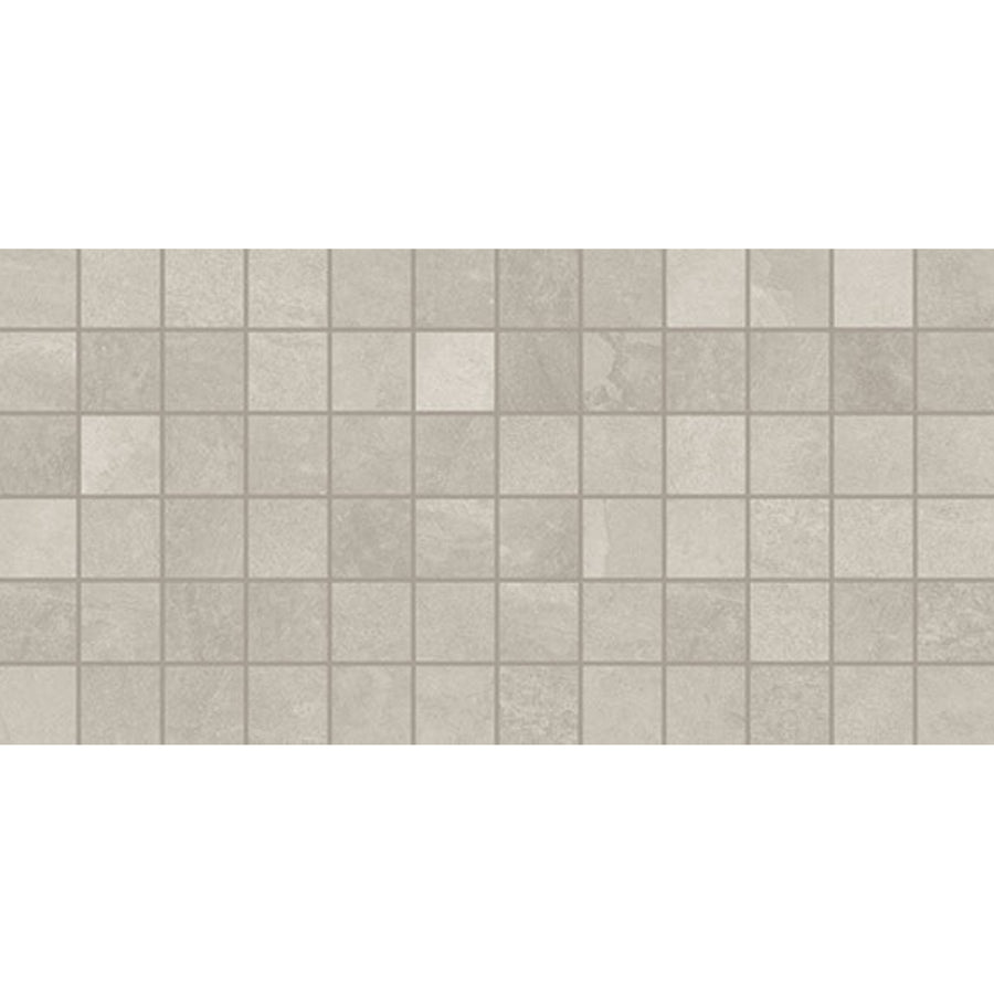 Daltile Slate Attache 2" X 2" Straight Joint Meta Light Gray