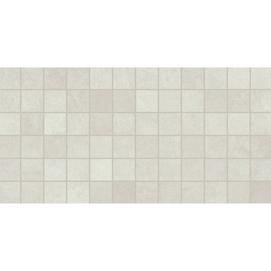 Daltile Slate Attache 2" X 2" Straight Joint Meta White