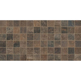 Daltile Slate Attache 2" X 2" Straight Joint Multi Brown