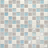 Daltile Coastal Keystones 1" X 1" Mosaic Mediterranean Mist